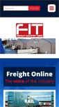 Mobile Screenshot of freight-online.co.uk