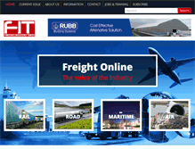 Tablet Screenshot of freight-online.co.uk